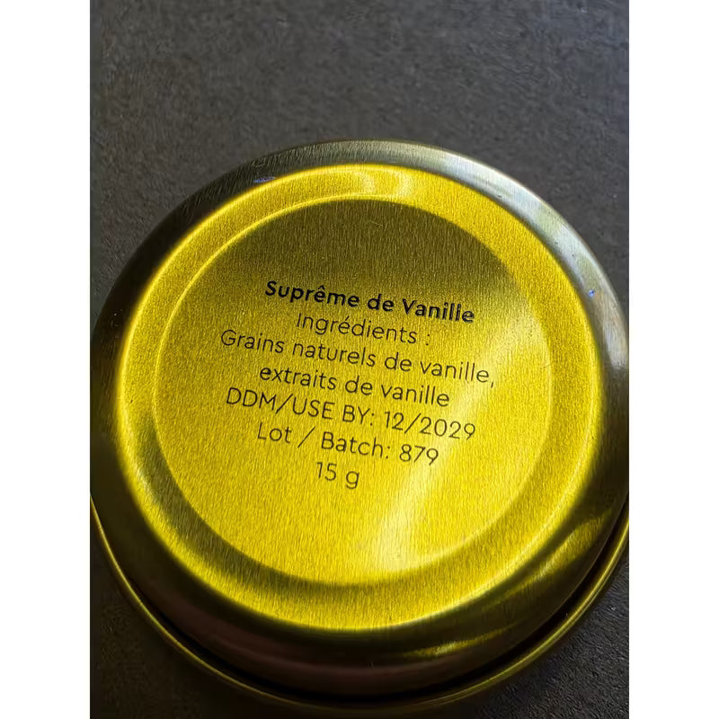 Suprême de Vanille Bourbon de Madagascar